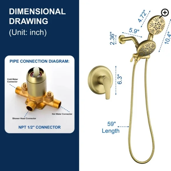 Bathroom Shower Faucet - Picture 7 of 8